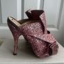 No. 21 pink glitter mules - sz 6.5 Image 2