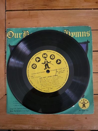 Our Best Loved Hymns 45 RPM EP Dandy Records D 12