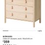 Ikea Bjorksnas Chest of Drawers Image 2