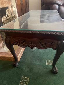 Coffee Table BARGAIN Carved Higginbottom Original