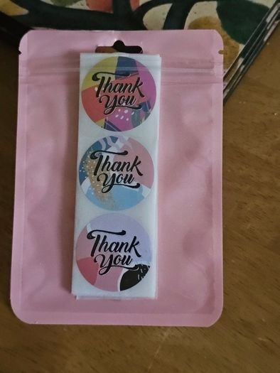 Thank You Stickers / Large / 1.5" / 120 / NEW