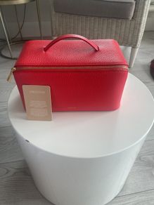 Oroton Leather Beauty Travel Case