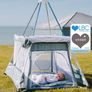 BabyHub SleepSpace Travel Cot, Tepee and Mosquito Net Image 4