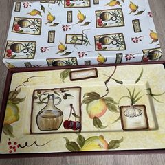 Kavanagh Giftware hand-painted sandwich plate