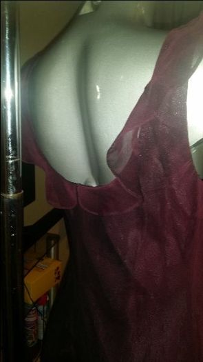 Chelsea Nites burgundy maxi dress Perfect condition size UK8 EU36 Postage included