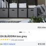 4 x ikea bladdra boxes Image 3