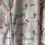 Carters zip up fleece puppy dog pyjamas onesie age 4-5 Image 2