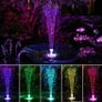 Solar Fountain Pump 3.5W LED Solar Powered Water Feature and Round Shape Solar Water Pump with 6 Nozzles for Bird Bath, Garden, Pond, Fish Tank (FREE POSTAGE) Image 2