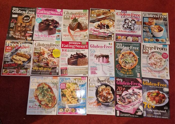 Lot of 17 Gluten Free cooking magazines