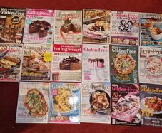 Lot of 17 Gluten Free cooking magazines