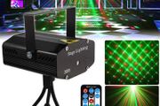 Stage Lights Projector Mini Auto Flash Sound Activated with Remote Control for Dancing Thanksgiving KTV Bar Birthday (FREE POSTAGE)