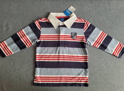 BNWT - Adams Kids Long Sleeved Polo Top, size: 18-24Months