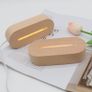 Oval Wooden Base LED Light For Acrylic Resin Art - BULK SALE Image 5