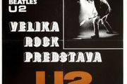 U2 - Rattle and Hum. Poster and Original VHS Video.