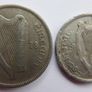 Vintage Irish Sixpence 1928 and 3 Pence 1933 Image 4