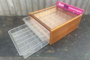 Vintage tread two drawers shop display box c1960
