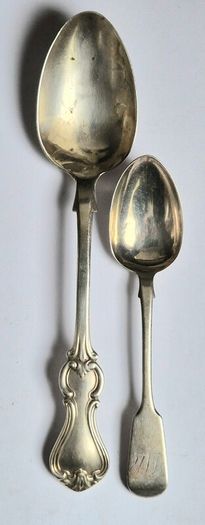Rare Silver Lot. Sterling spoons. Irish, English, U.S.A.
