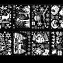 Xmas Window Clings Decoration, 141 Static Snow Flakes Stickers Merry Christmas Window Decals for Christmas Party Supplies 8 Sheets (FREE POSTAGE) Image 4