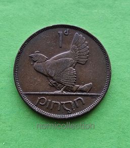 Ireland 1937 year Bronze Penny.
