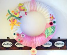 Easter door wreath