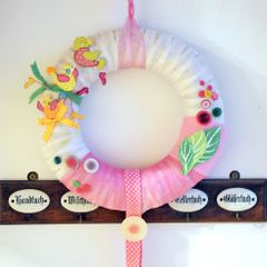 Easter door wreath