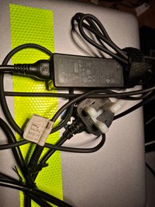 Original HP 45W laptop charger blue pin