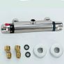 Modern Thermostatic Bar Shower Mixer Valve Tap Chrome Bottom 3/4" Outlet Image 2