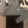 The North face black and grey hoodie Image 3