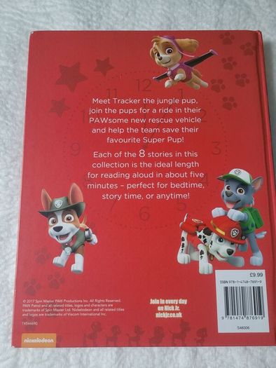 2 Paw Patrol hardback books