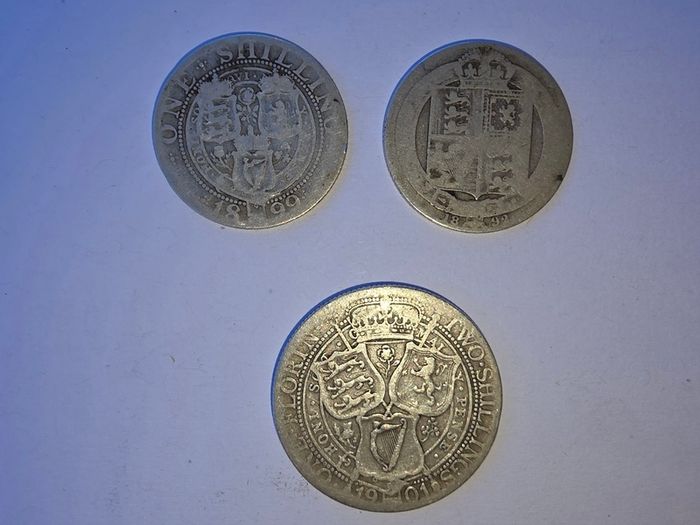 Silver Victoria Coins.