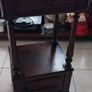 Antique  cupboard oak marble top Image 8