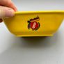 Weetabix 70th Anniversary Square Breakfast Cereal Yellow Collectable Bowl Image 2