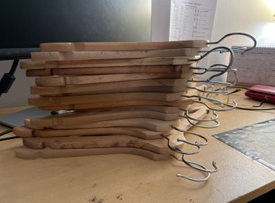Wood hangers