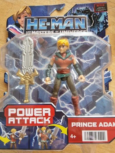 BRAND NEW He-Man & The Masters of the Universe Power Attack Prince Adam Action Figure