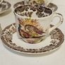 Palissy Royal Worcester Game Series Tea Cups Set Image 3