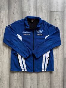 Vintage Ford WRC Rally Fleece Jacket XL Icepeak Abu Dhabi Teamwear Racing