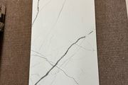 White Marble Effect Tile With Black Vein 60 x 120cm