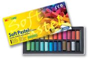 Mungyo Artist's Half Sized Soft Pastels (24 Multicolour)