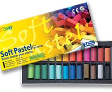 Mungyo Artist's Half Sized Soft Pastels (24 Multicolour)