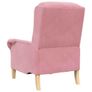 Armchair Pink Velvet Image 6