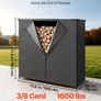 Outdoor Firewood Rack with Waterproof Cover Image 2
