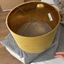 large gold drum lamp shade Image 4