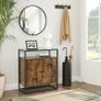 New Vintage Storage Cabinet WIth Glass Top - FREE P&P Image 3