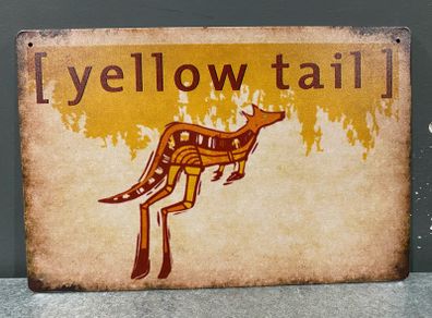 Yellow Tail Wines Tin Metal Sign