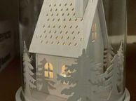 main image for ad Christmas LED Glass Globe Cottage