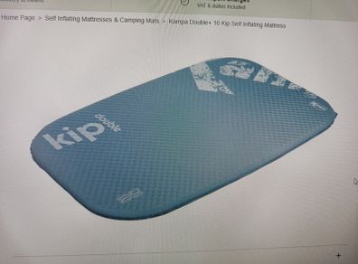 Kampa Kip Double + Self inflating mattress