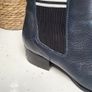 TOMMY HILFIGER Navy pointed ankle boots Sz 40 (Fit 7UK) - Rrp 180 (New) Image 7