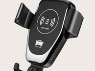 main image for ad Wireless Auto Clamping 360 Rotate Car Fast Charger Phone Holder Air Vent Mount