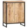 Wine Cabinet 62x33x78.5 cm Rough Mango Wood Image 5