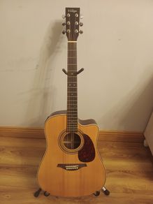Vintage electro-acoustic guitar